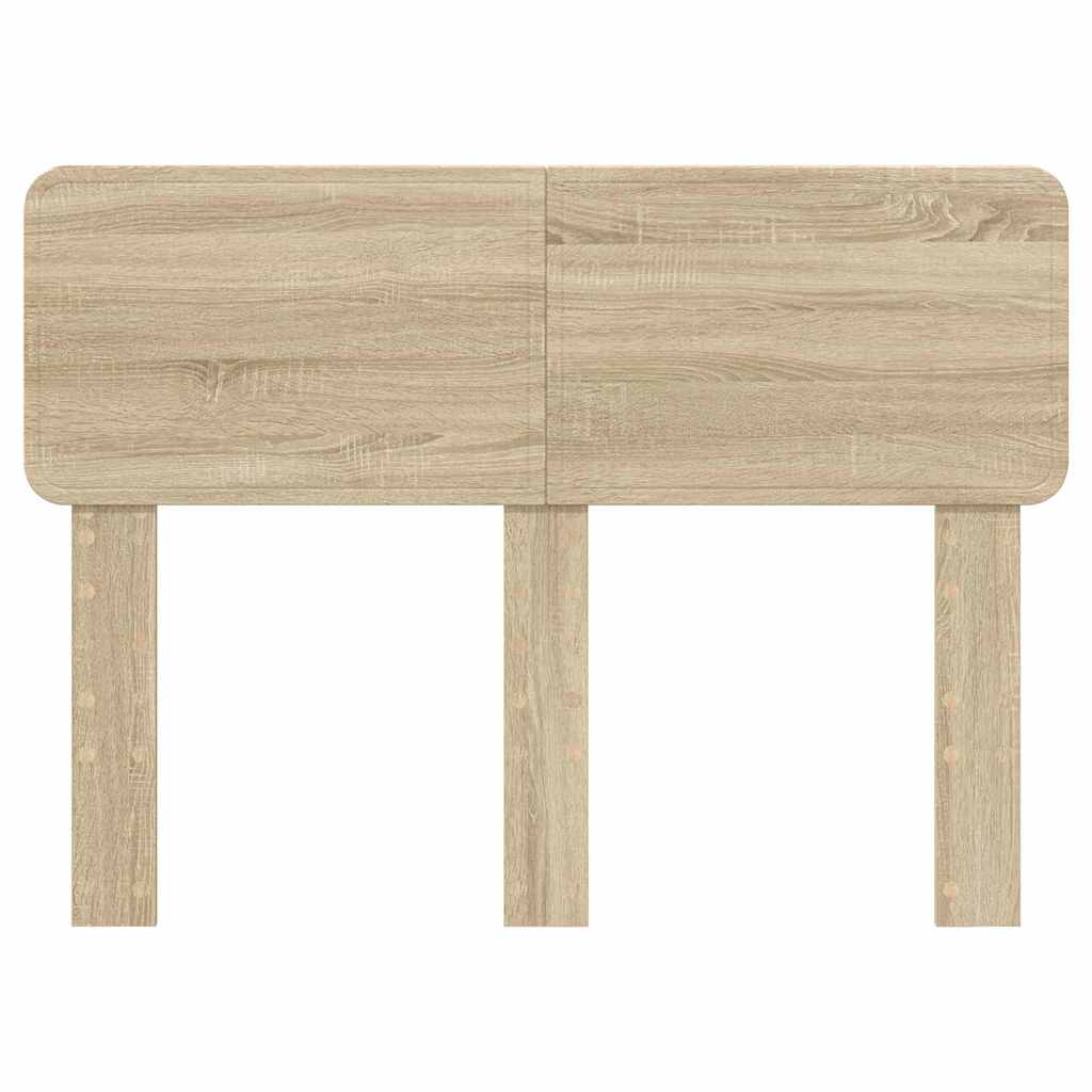 Hoofdbord met hoofdeinde Sonoma Eiken 120 cm Bewerkt hout
