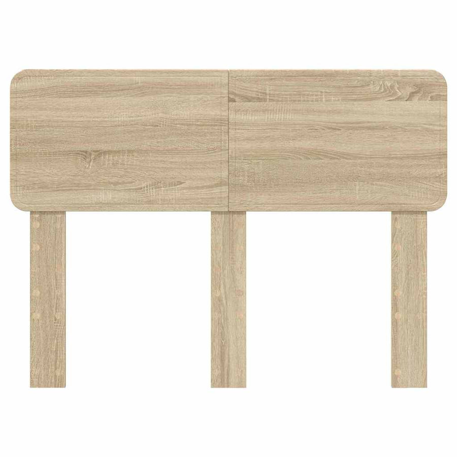 Hoofdbord met hoofdeinde Sonoma Eiken 120 cm Bewerkt hout