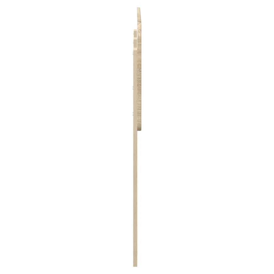 Hoofdbord met hoofdeinde Sonoma Eiken 120 cm Bewerkt hout
