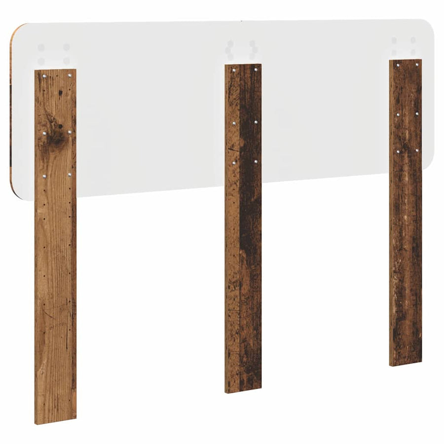 Hoofdbord met hoofdeinde Oud Hout 120 cm Bewerkt hout
