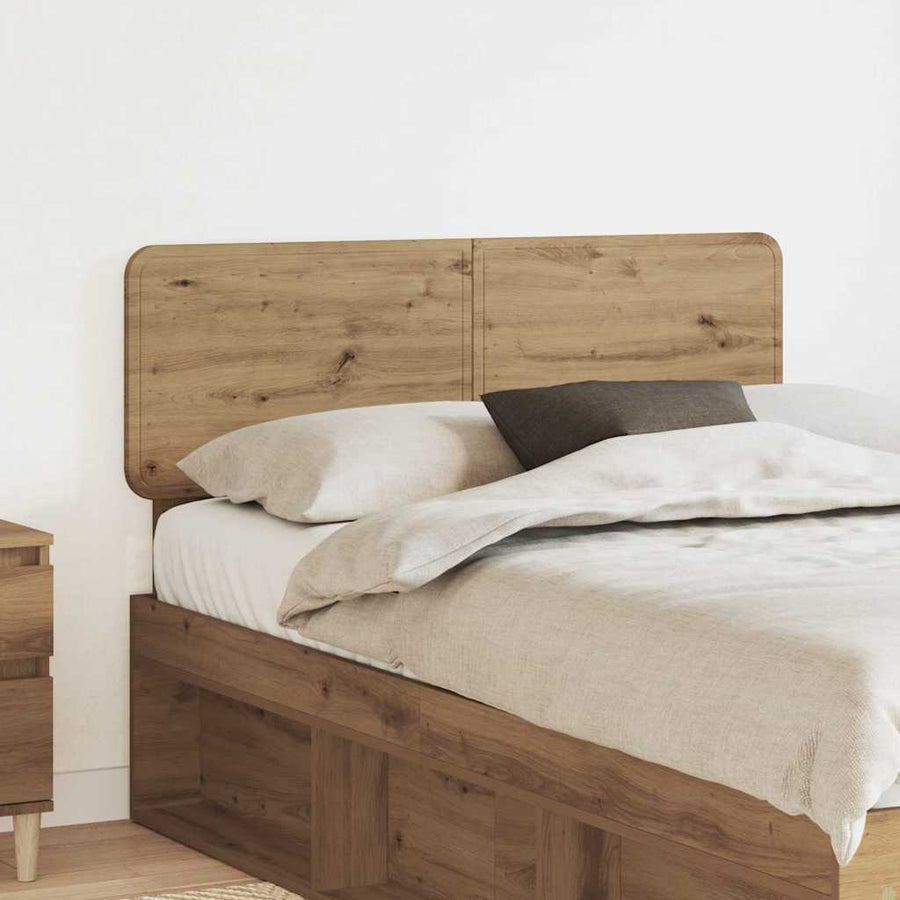 Hoofdbord met hoofdeinde Artisan Eiken 120 cm Bewerkt hout