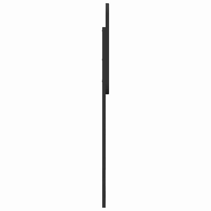 Hoofdbord met hoofdeinde Zwart Eiken 100 cm Bewerkt hout