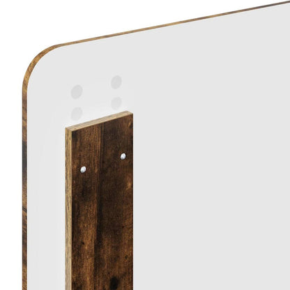 Hoofdbord met hoofdeinde Gerookt eiken 90 cm Bewerkt hout