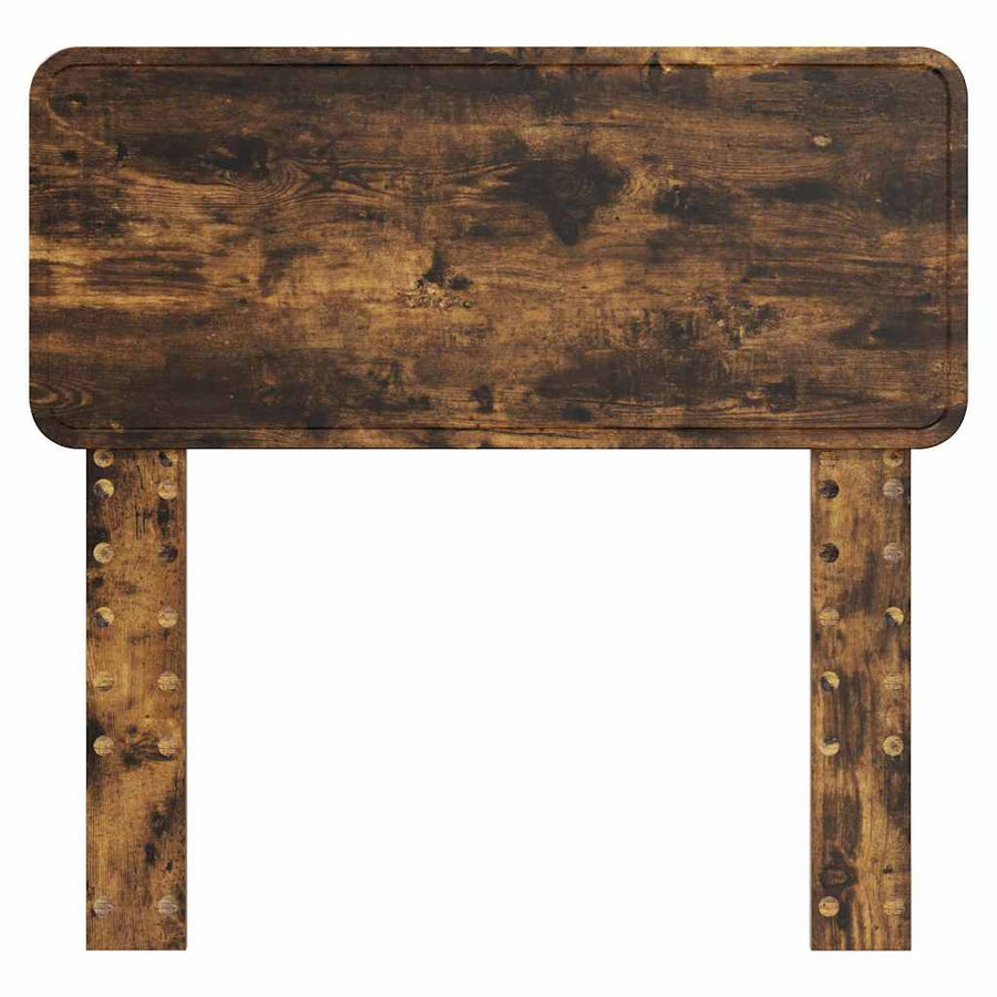 Hoofdbord met hoofdeinde Gerookt eiken 90 cm Bewerkt hout