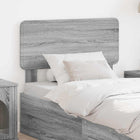 Headboard Grey Sonoma 90 cm Engineered Wood
