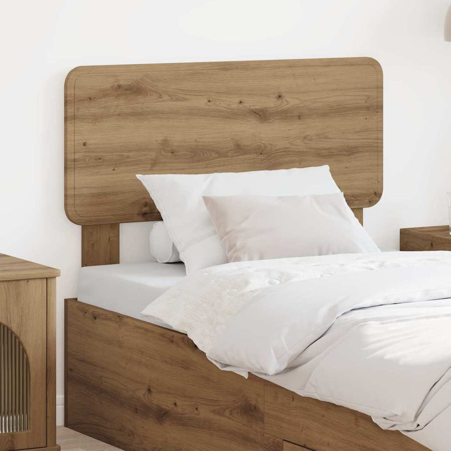 Hoofdbord met hoofdeinde Artisan Eiken 90 cm Bewerkt hout