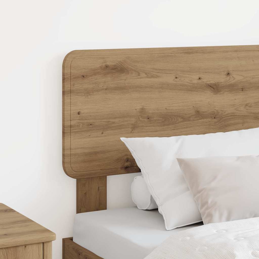 Hoofdbord met hoofdeinde Artisan Eiken 80 cm Bewerkt hout