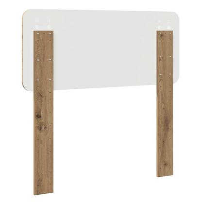 Hoofdbord met hoofdeinde Artisan Eiken 80 cm Bewerkt hout