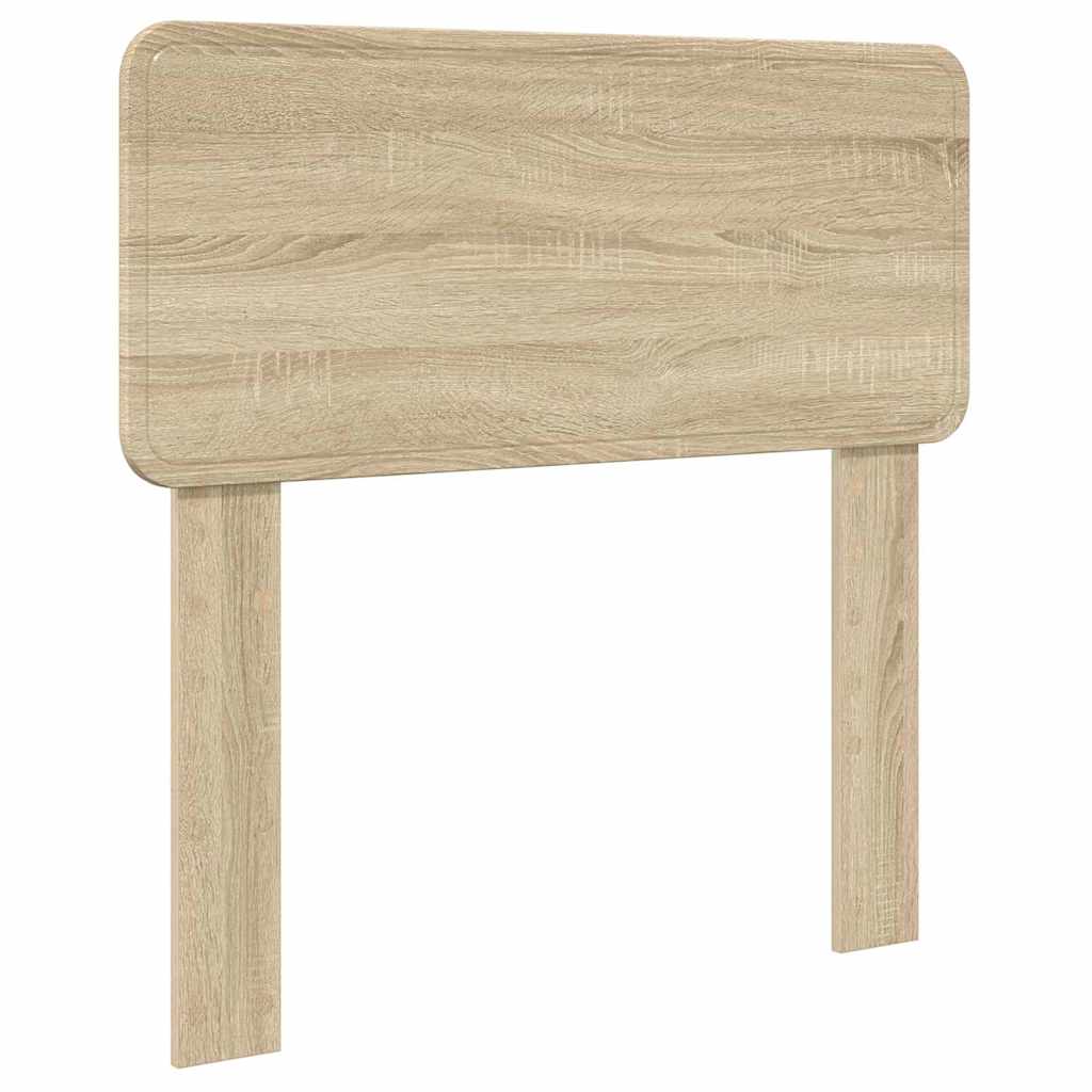 Hoofdbord met hoofdeinde Sonoma Eiken 75 cm Bewerkt hout