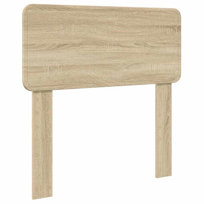 Hoofdbord met hoofdeinde Sonoma Eiken 75 cm Bewerkt hout