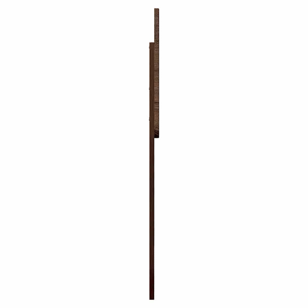 Hoofdbord met hoofdeinde Bruin Eiken 75 cm Bewerkt hout