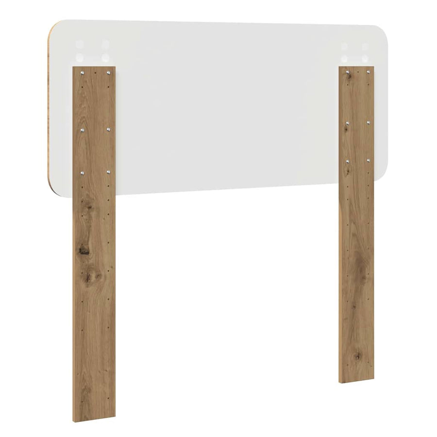 Hoofdbord met hoofdeinde Artisan Eiken 75 cm Bewerkt hout