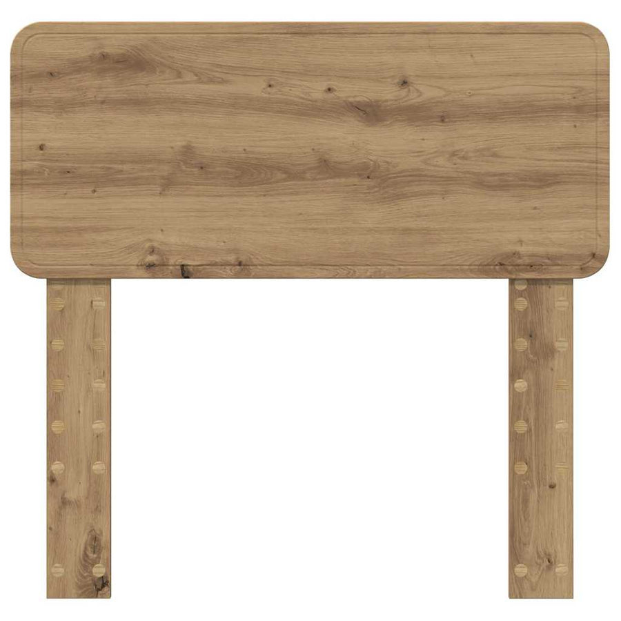 Hoofdbord met hoofdeinde Artisan Eiken 75 cm Bewerkt hout