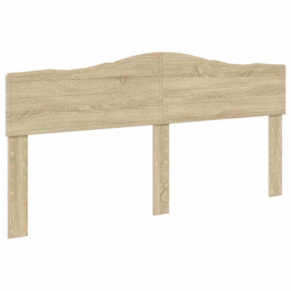 Hoofdbord met hoofdeinde Sonoma Eiken 200 cm Bewerkt hout