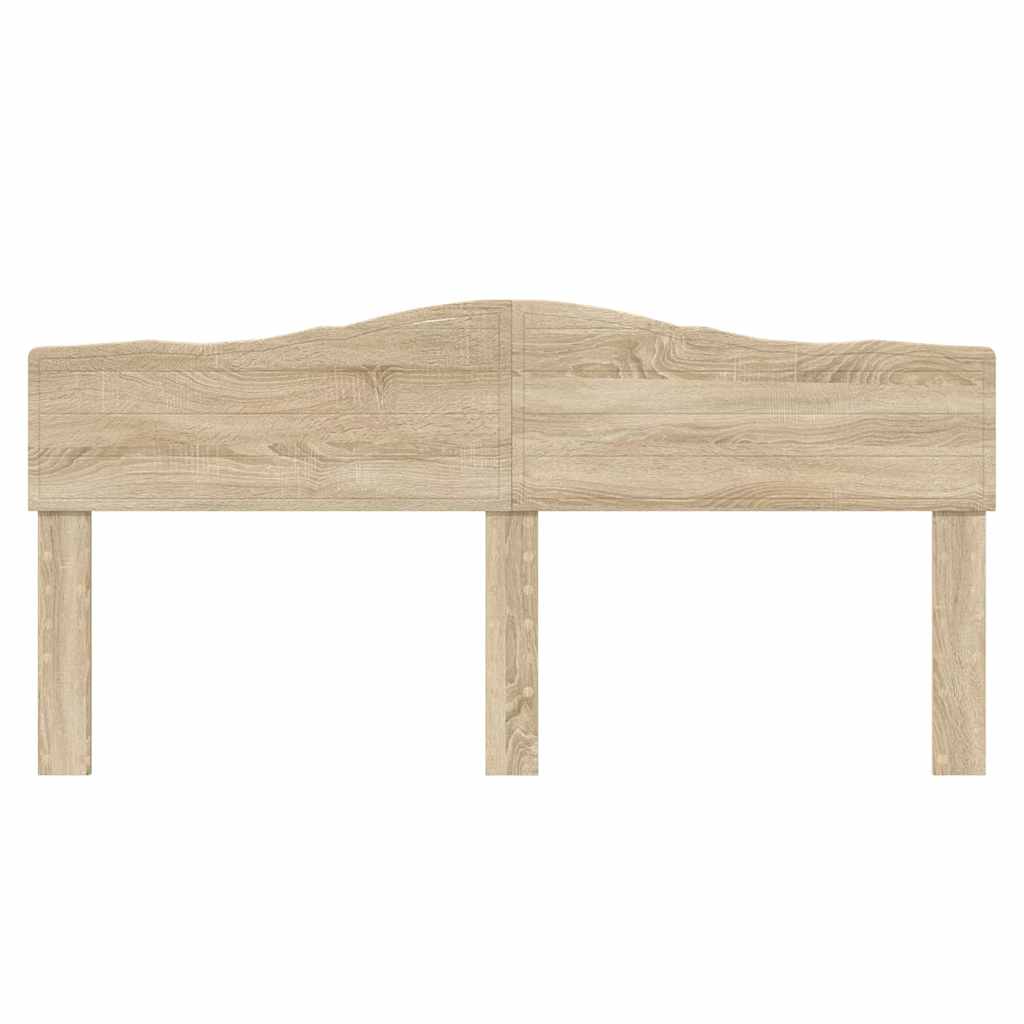 Hoofdbord met hoofdeinde Sonoma Eiken 200 cm Bewerkt hout