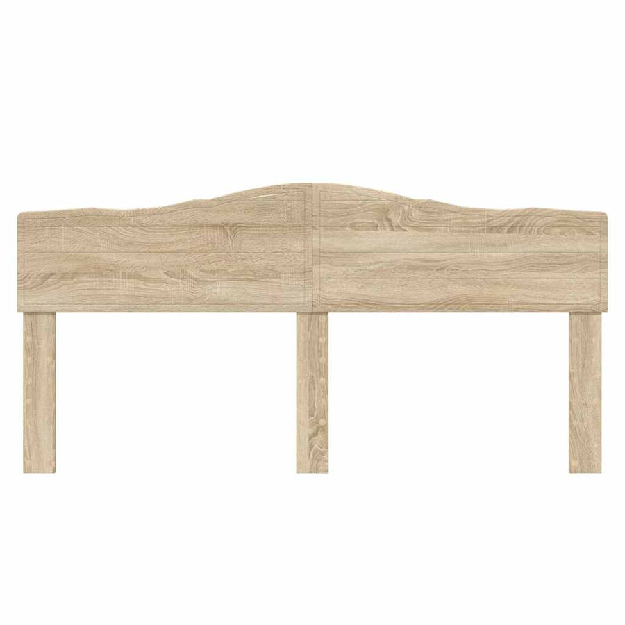 Hoofdbord met hoofdeinde Sonoma Eiken 200 cm Bewerkt hout