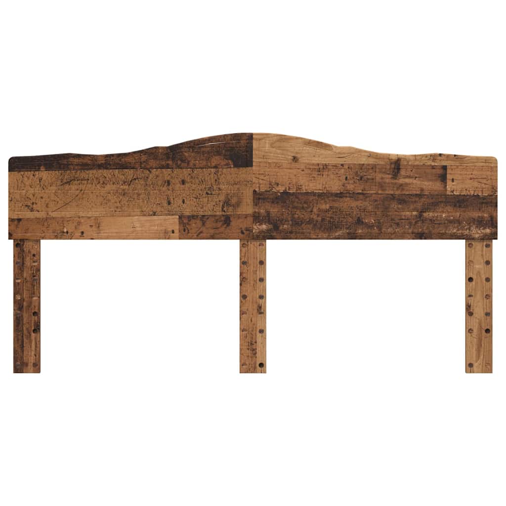 Hoofdbord met hoofdeinde Oud Hout 200 cm Bewerkt hout