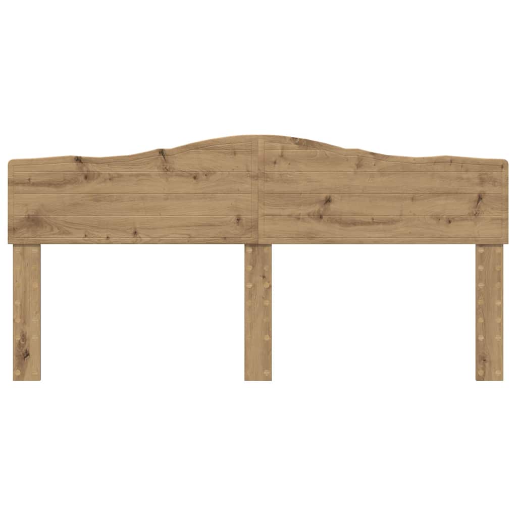 Hoofdbord met hoofdeinde Artisan Eiken 200 cm Bewerkt hout