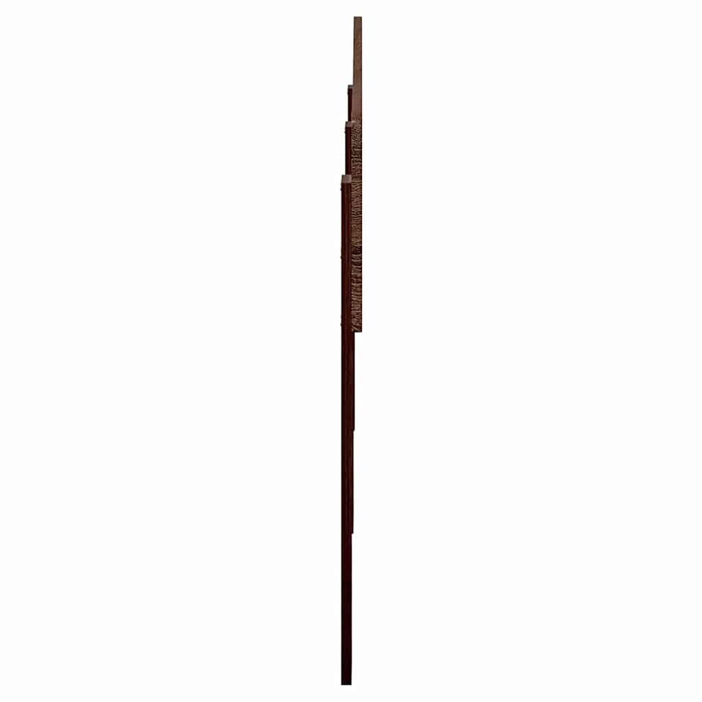 Hoofdbord met hoofdeinde Bruin Eiken 180 cm Bewerkt hout