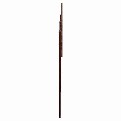 Hoofdbord met hoofdeinde Bruin Eiken 180 cm Bewerkt hout