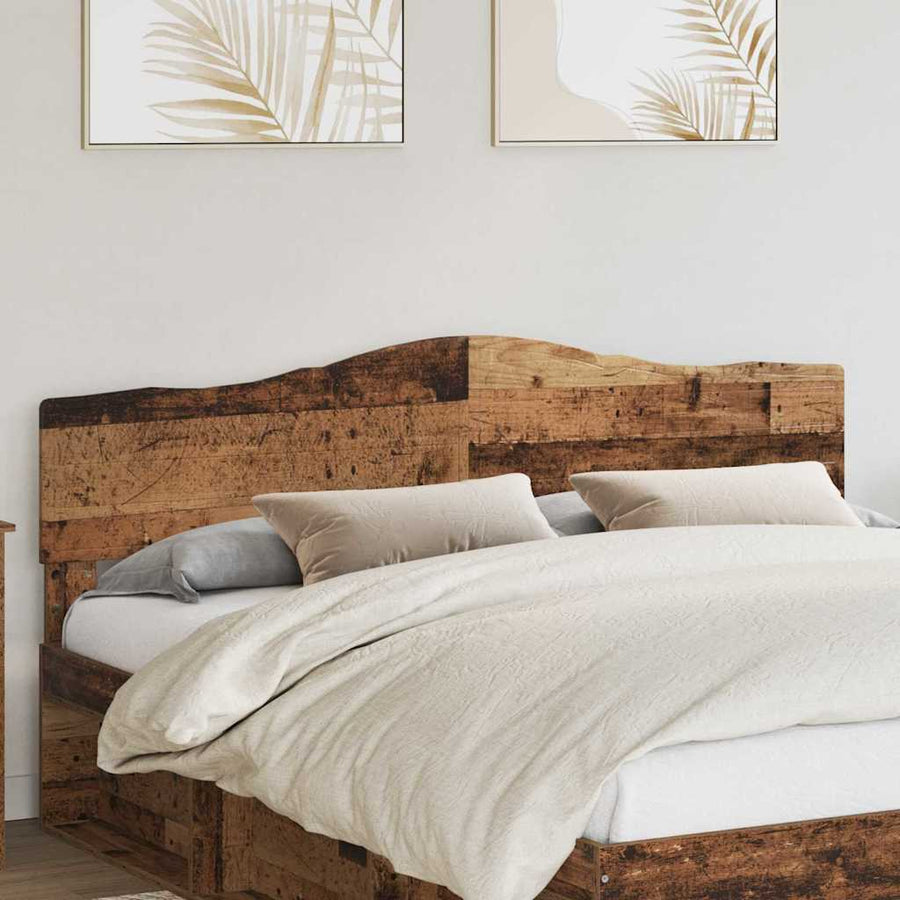 Hoofdbord met hoofdeinde Oud Hout 180 cm Bewerkt hout