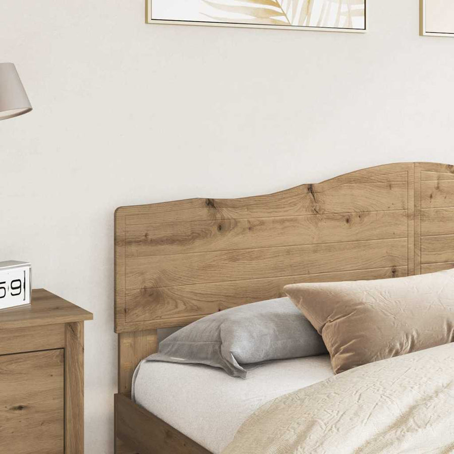 Hoofdbord met hoofdeinde Artisan Eiken 180 cm Bewerkt hout