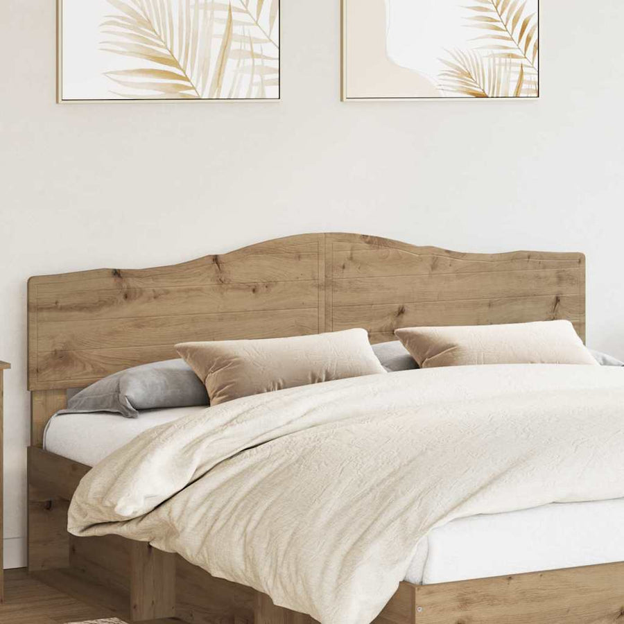 Hoofdbord met hoofdeinde Artisan Eiken 180 cm Bewerkt hout