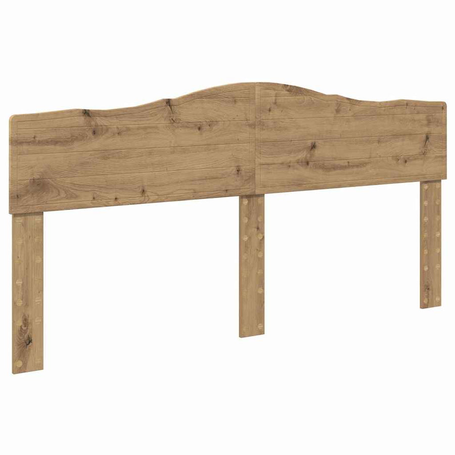 Hoofdbord met hoofdeinde Artisan Eiken 180 cm Bewerkt hout