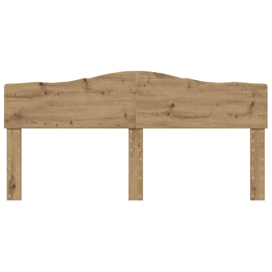 Hoofdbord met hoofdeinde Artisan Eiken 180 cm Bewerkt hout