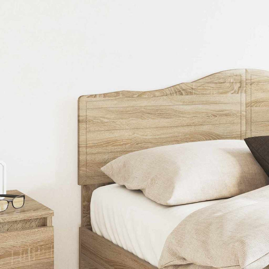 Hoofdbord met hoofdeinde Sonoma Eiken 160 cm Bewerkt hout