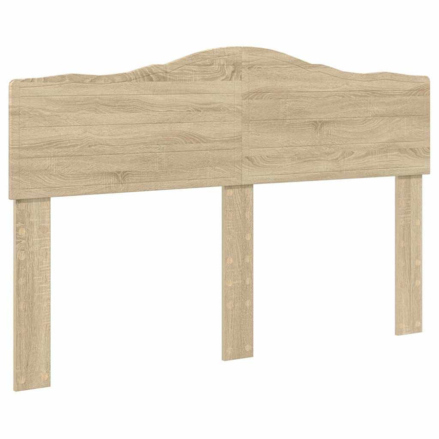 Hoofdbord met hoofdeinde Sonoma Eiken 160 cm Bewerkt hout