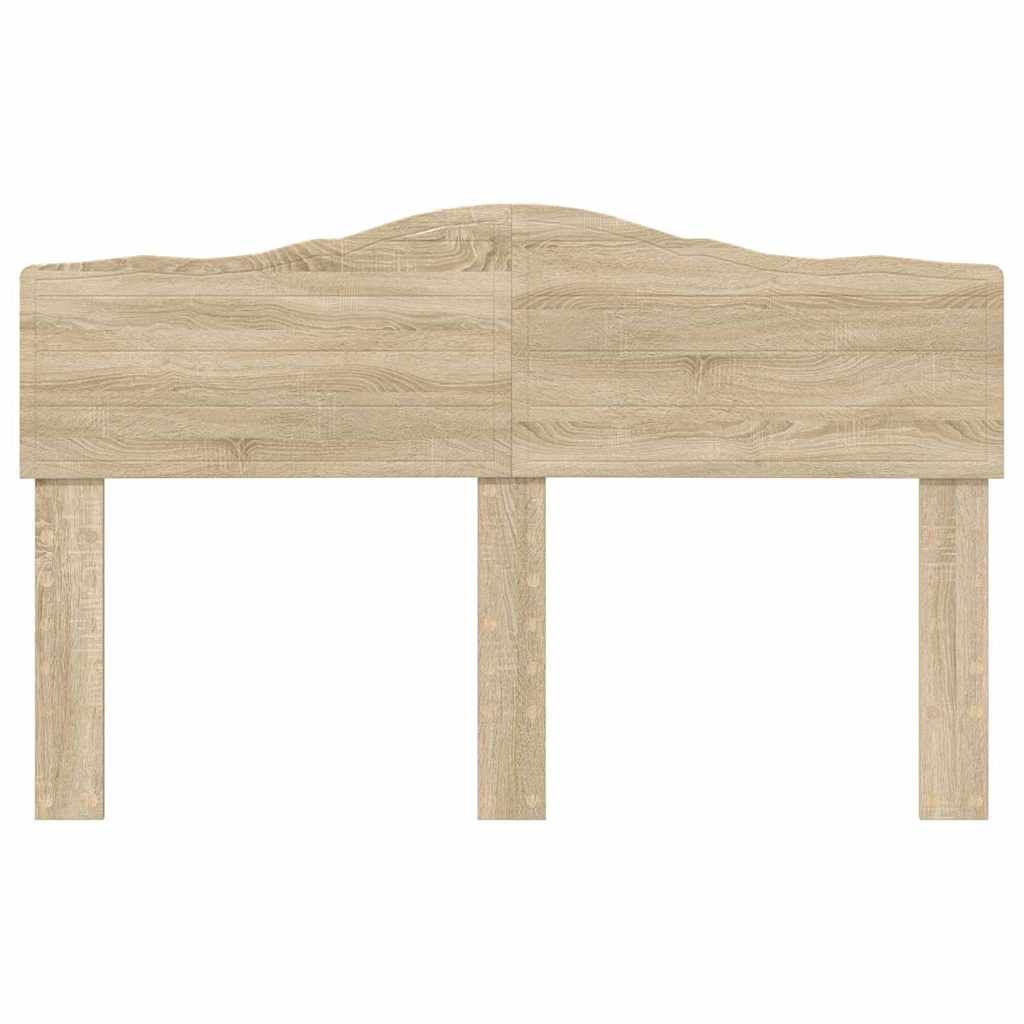 Hoofdbord met hoofdeinde Sonoma Eiken 160 cm Bewerkt hout