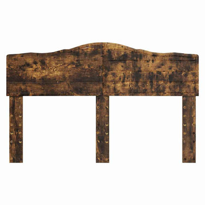 Hoofdbord met hoofdeinde Gerookt eiken 160 cm Bewerkt hout