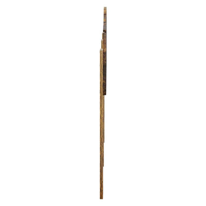 Hoofdbord met hoofdeinde Gerookt eiken 160 cm Bewerkt hout