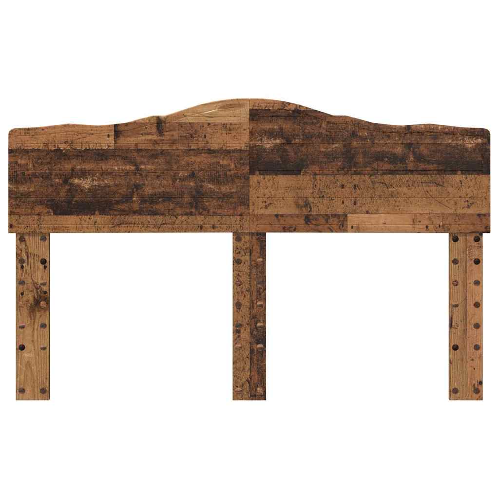 Hoofdbord met hoofdeinde Oud Hout 160 cm Bewerkt hout