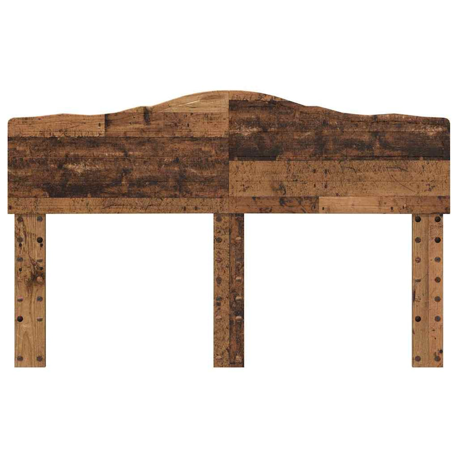 Hoofdbord met hoofdeinde Oud Hout 160 cm Bewerkt hout