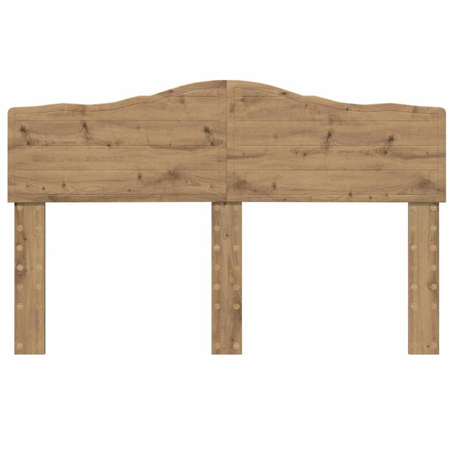 Hoofdbord met hoofdeinde Artisan Eiken 160 cm Bewerkt hout