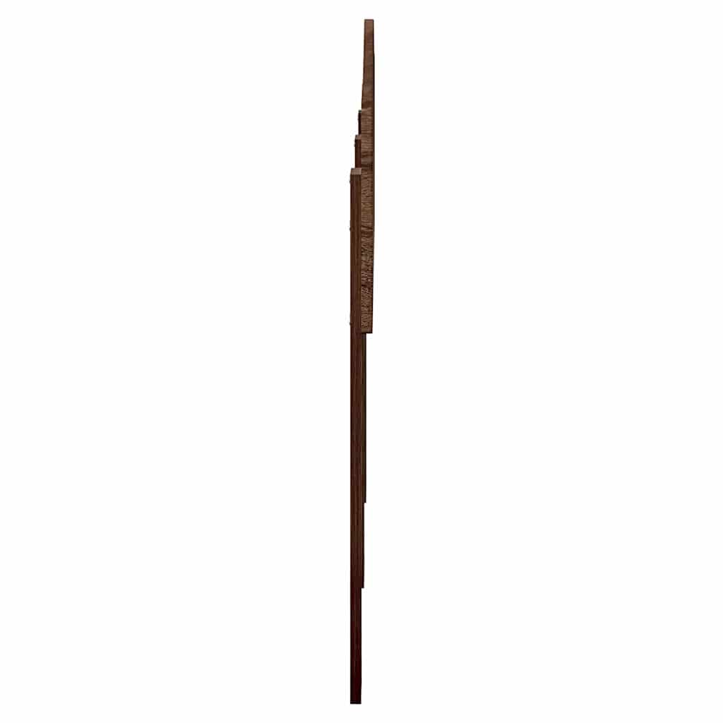 Hoofdbord met hoofdeinde Bruin Eiken 150 cm Bewerkt hout