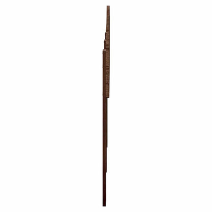 Hoofdbord met hoofdeinde Bruin Eiken 150 cm Bewerkt hout