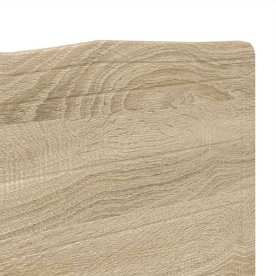 Hoofdbord met hoofdeinde Sonoma Eiken 140 cm Bewerkt hout