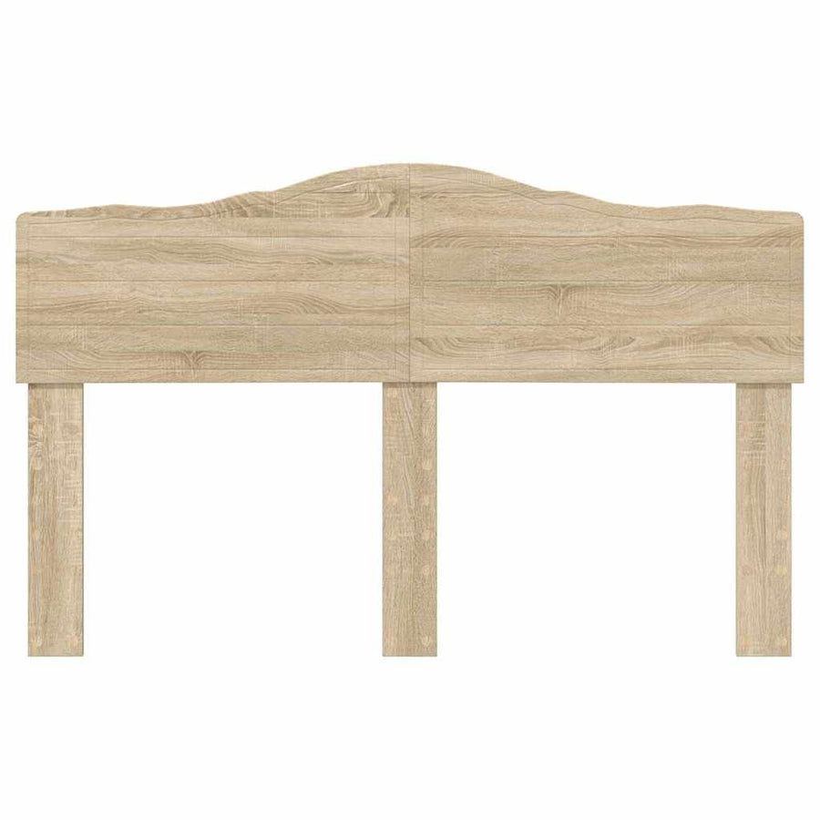 Hoofdbord met hoofdeinde Sonoma Eiken 140 cm Bewerkt hout