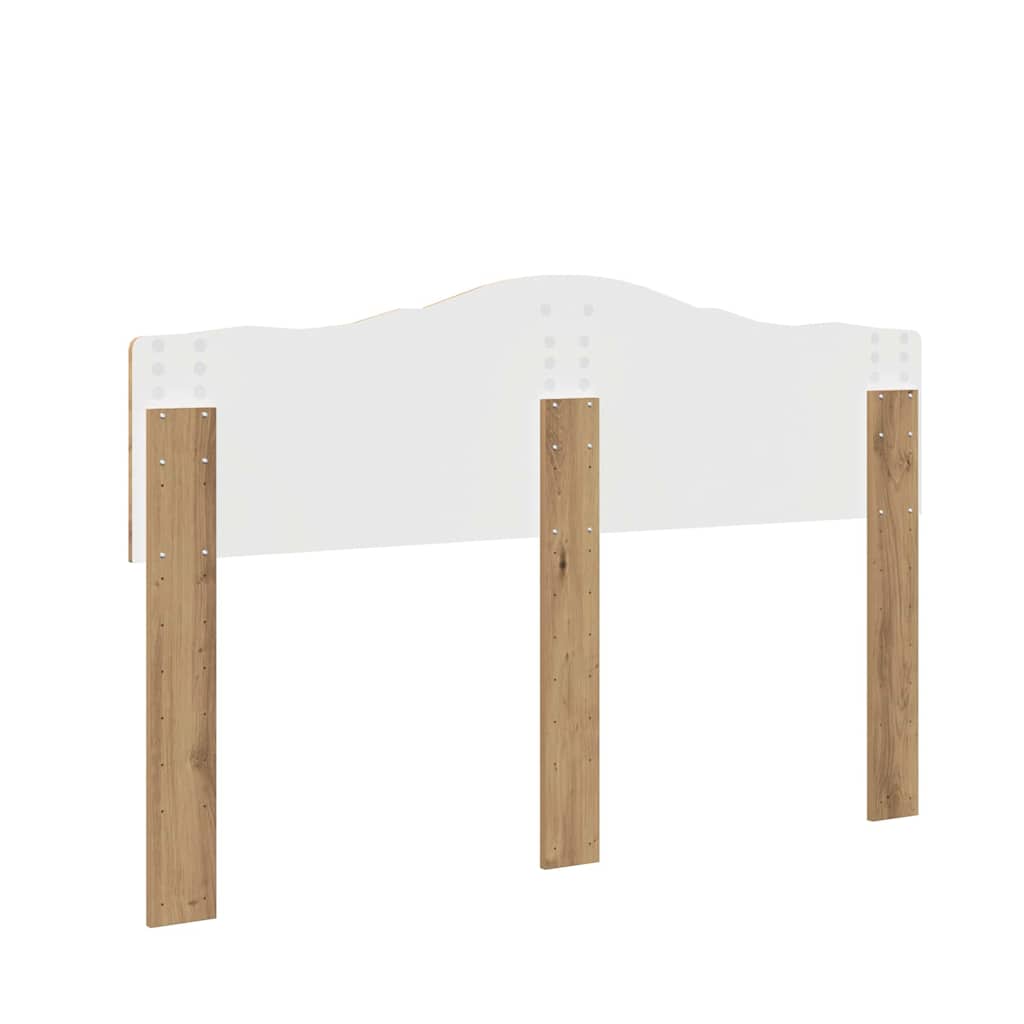 Hoofdbord met hoofdeinde Artisan Eiken 140 cm Bewerkt hout