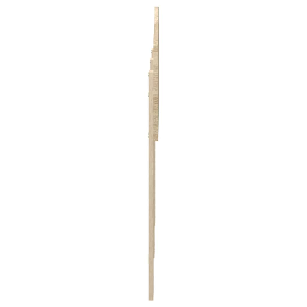 Hoofdbord met hoofdeinde Sonoma Eiken 135 cm Bewerkt hout