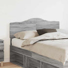 Headboard Grey Sonoma 135 cm Engineered wood