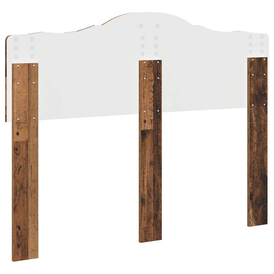Hoofdbord met hoofdeinde Oud Hout 135 cm Bewerkt hout