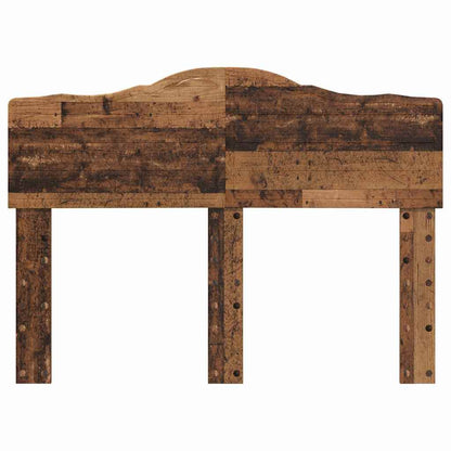 Hoofdbord met hoofdeinde Oud Hout 135 cm Bewerkt hout