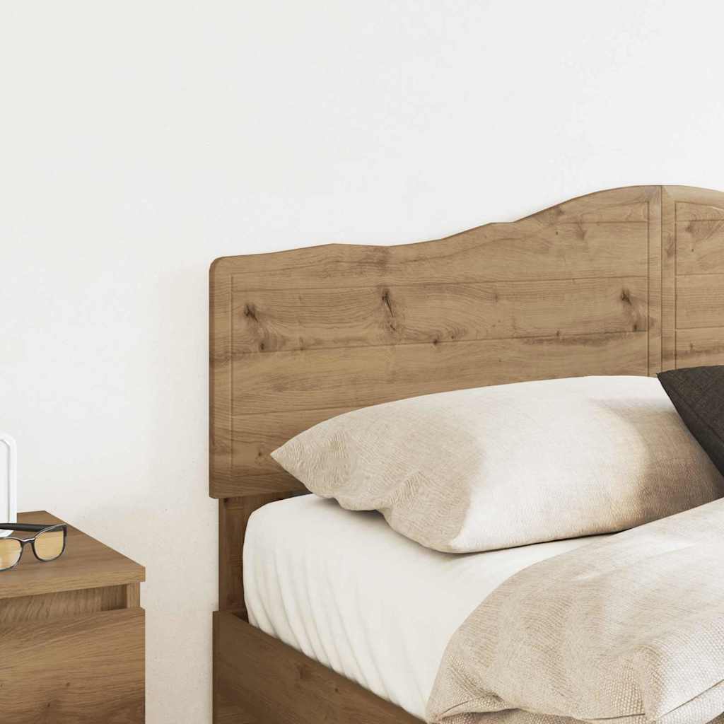 Hoofdbord met hoofdeinde Artisan Eiken 135 cm Bewerkt hout