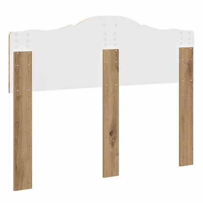 Hoofdbord met hoofdeinde Artisan Eiken 135 cm Bewerkt hout