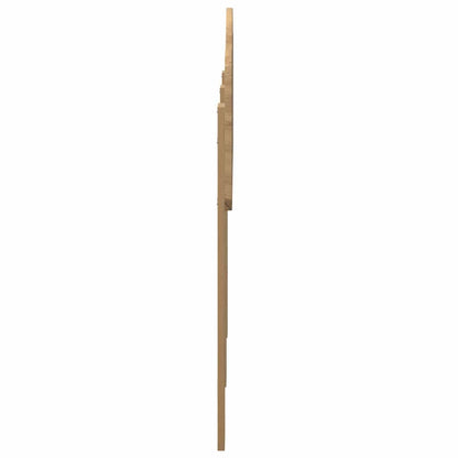 Hoofdbord met hoofdeinde Artisan Eiken 135 cm Bewerkt hout