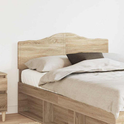 Hoofdbord met hoofdeinde Sonoma Eiken 120 cm Bewerkt hout